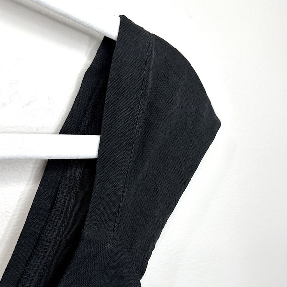 NWT Madewell Cap-Sleeve Crop Wide-Leg Jumpsuit in Black Size 2 - Picture 9 of 16